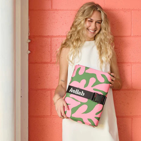 KOLLAB MARKET BAG - Coral Canopy