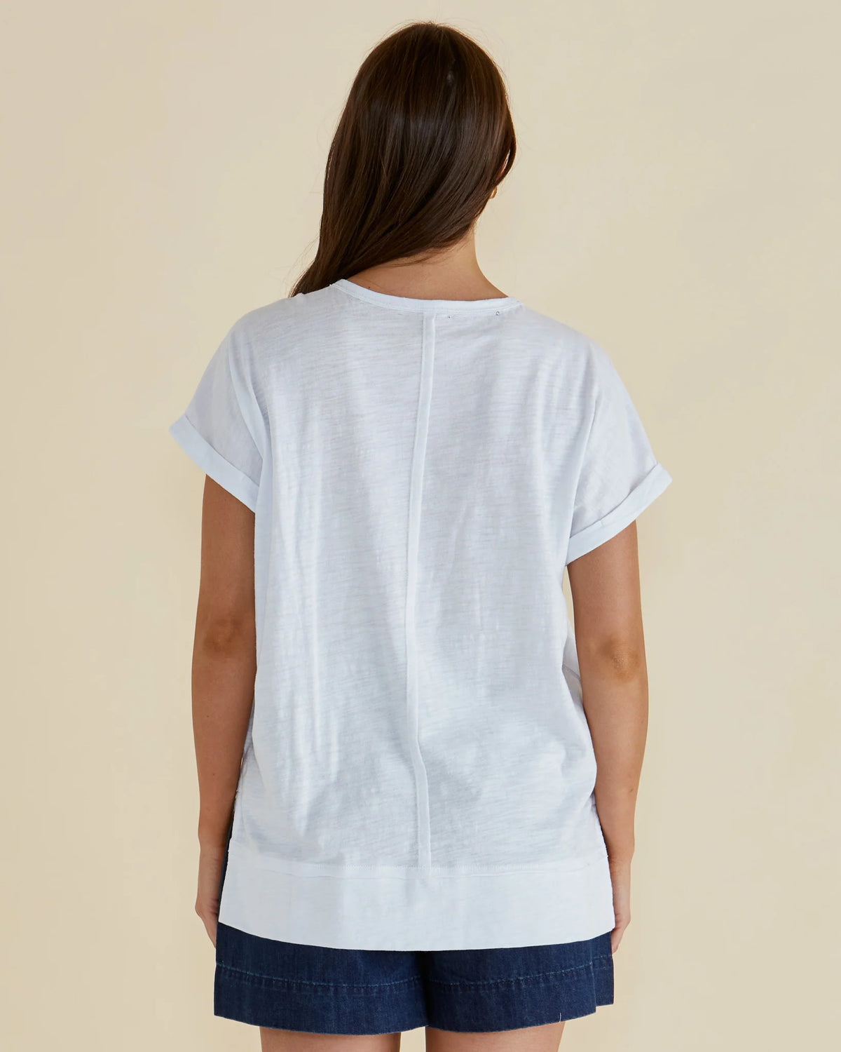 BETTY BASICS Shirley Short Sleeve Tee - White
