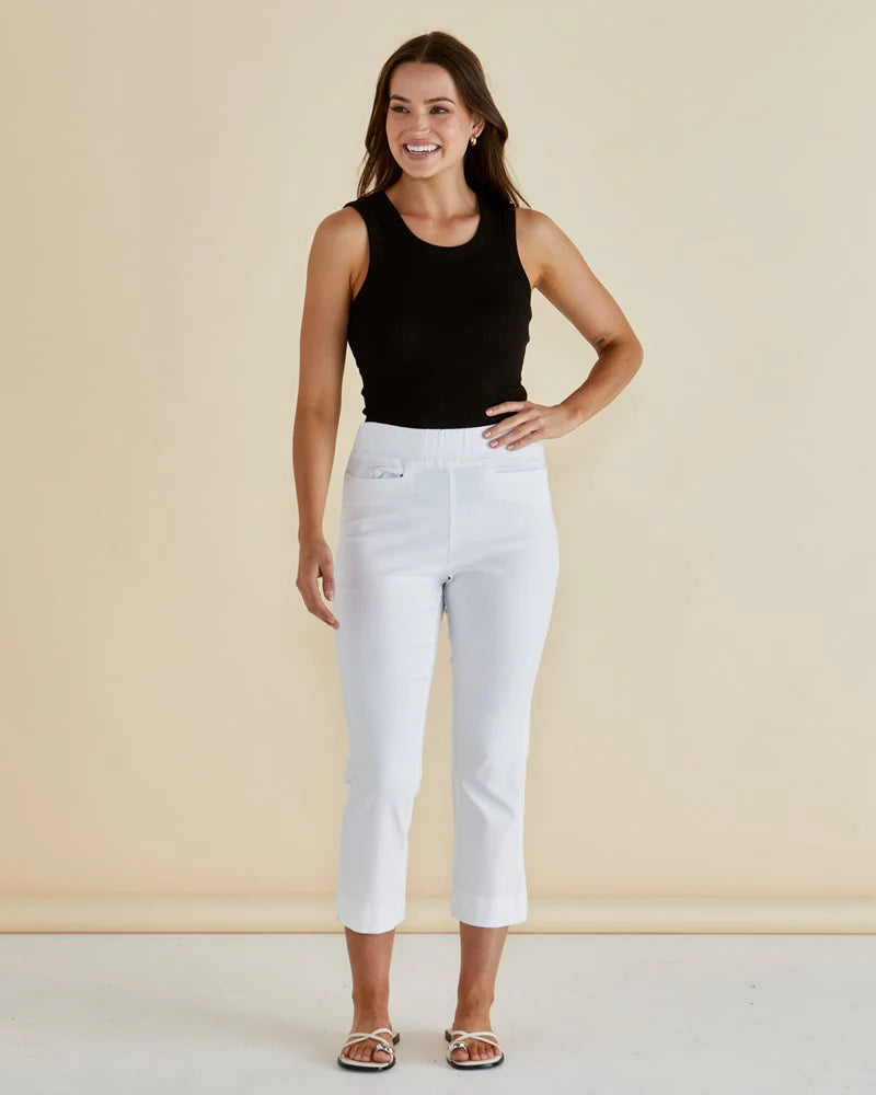 BETTY BASICS Frances Rib Tank - Black