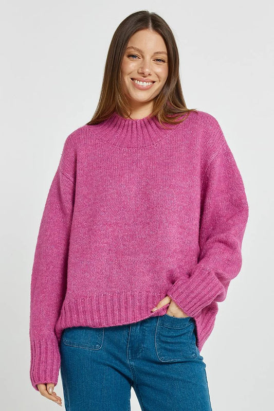 BETTY BASICS Lola Jumper - Mulberry
