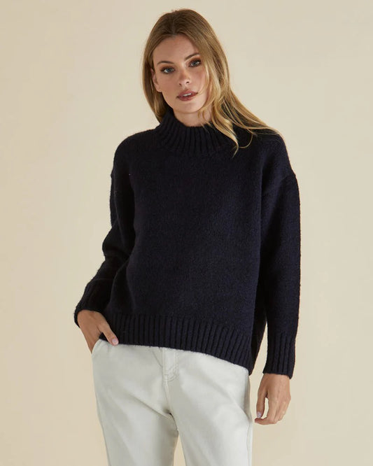 BETTY BASICS Lola Jumper - Navy