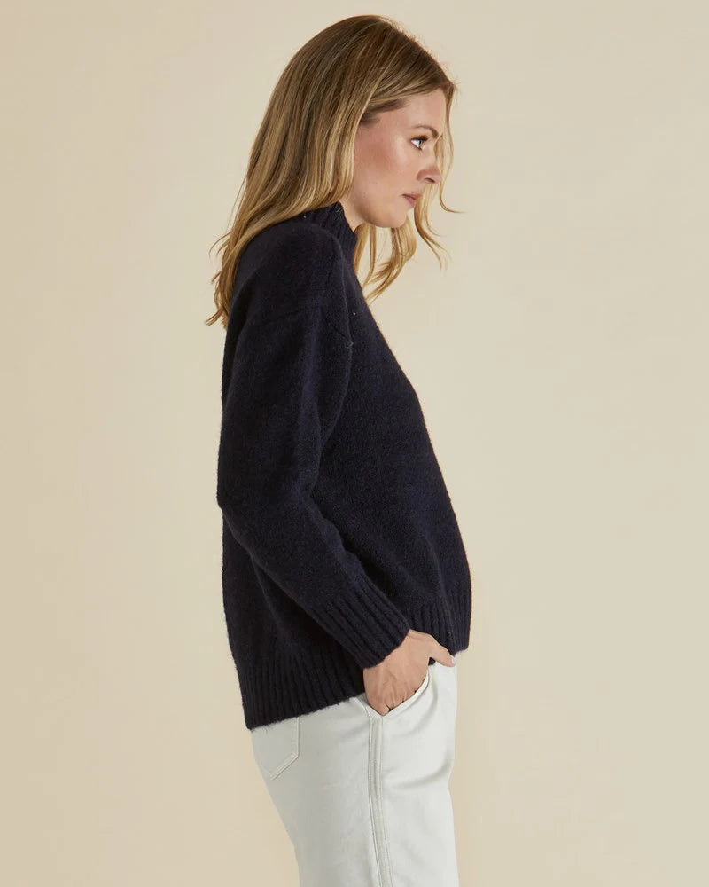 BETTY BASICS Lola Jumper - Navy