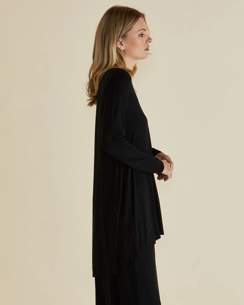 BETTY BASICS Cario Tunic Tee - Black