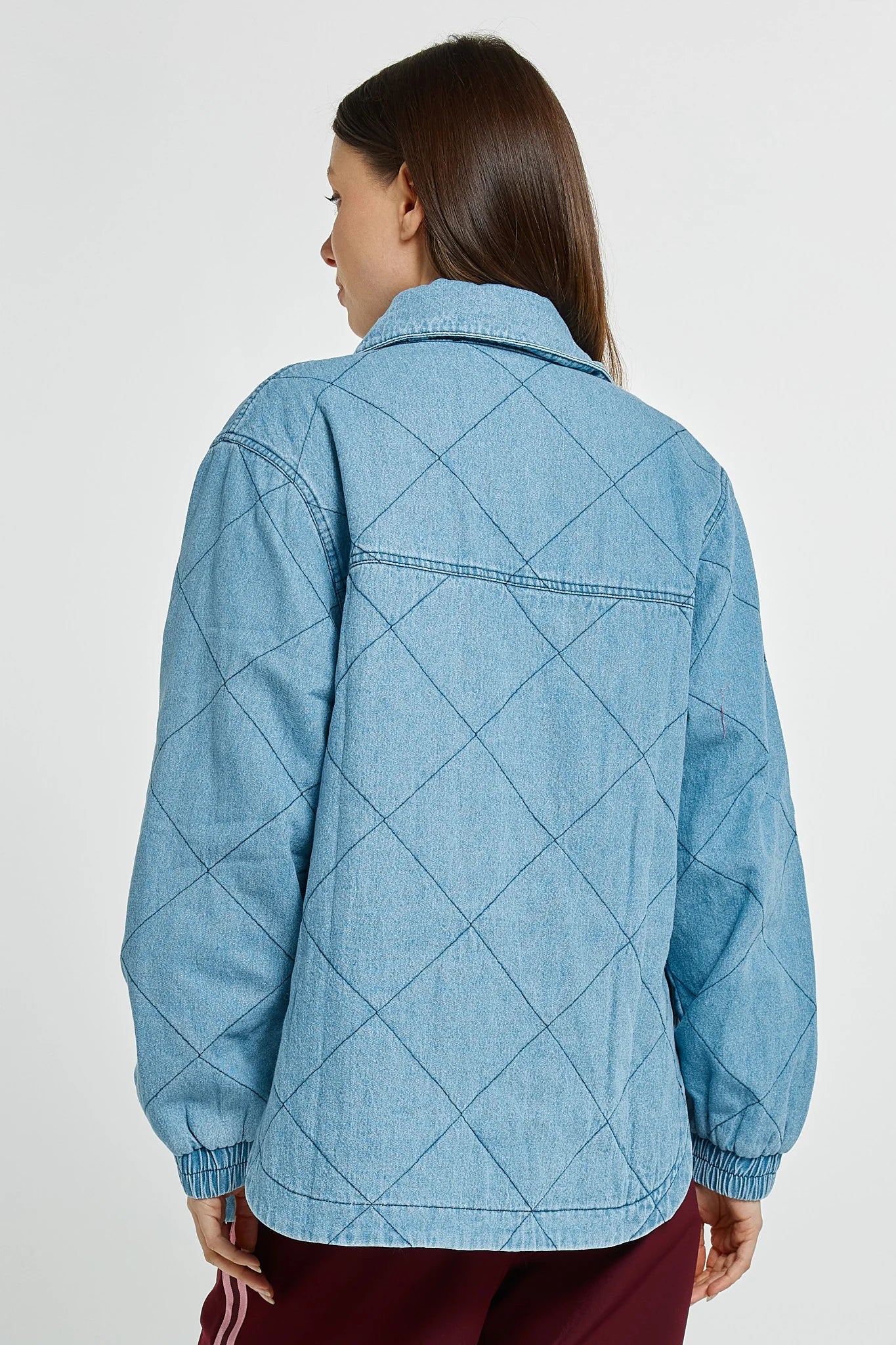 BETTY BASICS Quest Quilted Jacket - Blue Wash