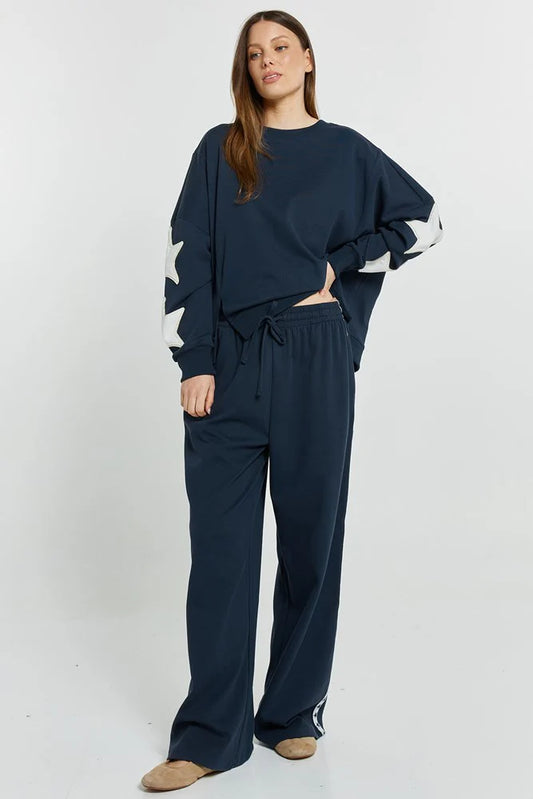 BETTY BASICS Saskia Trackpant - Navy