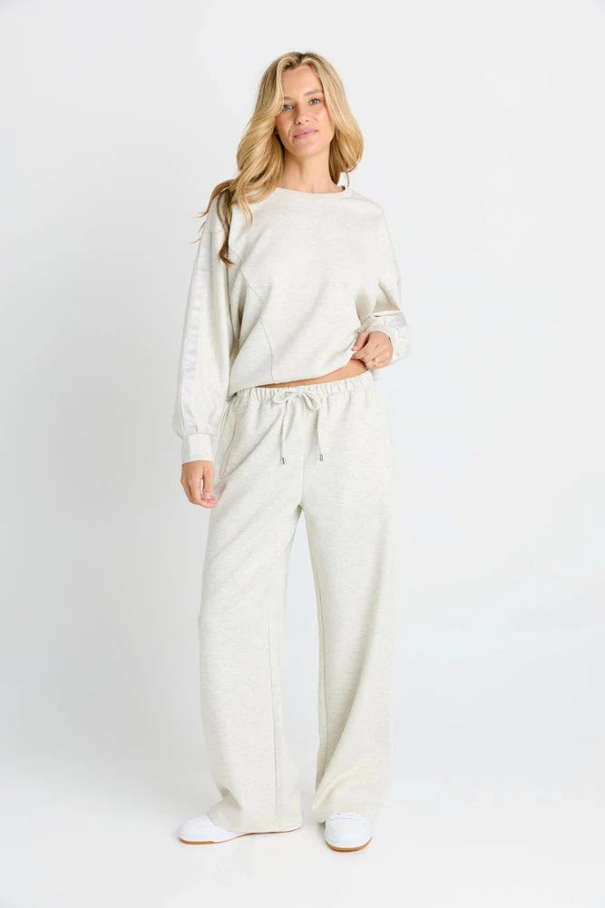 BETTY BASICS Marcy Trackpant - Grey Marle