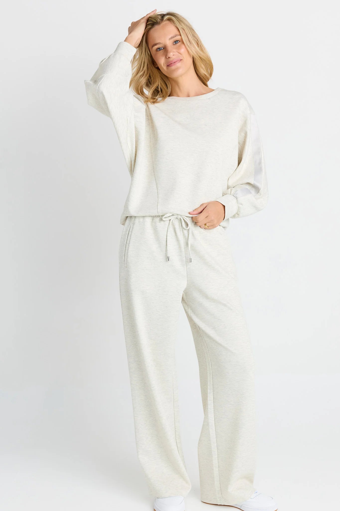 BETTY BASICS Marcy Trackpant - Grey Marle