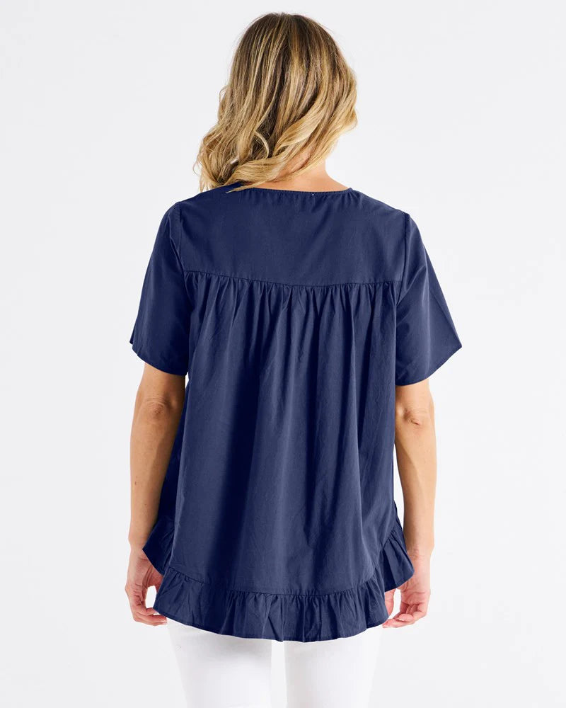 BETTY BASICS Candice Blouse - French Blue