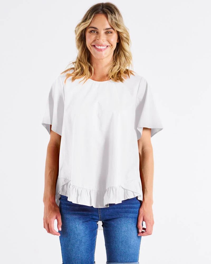 BETTY BASICS Candice Blouse - White