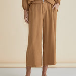 BETTY BASICS Rio Relaxed Pant - Tan