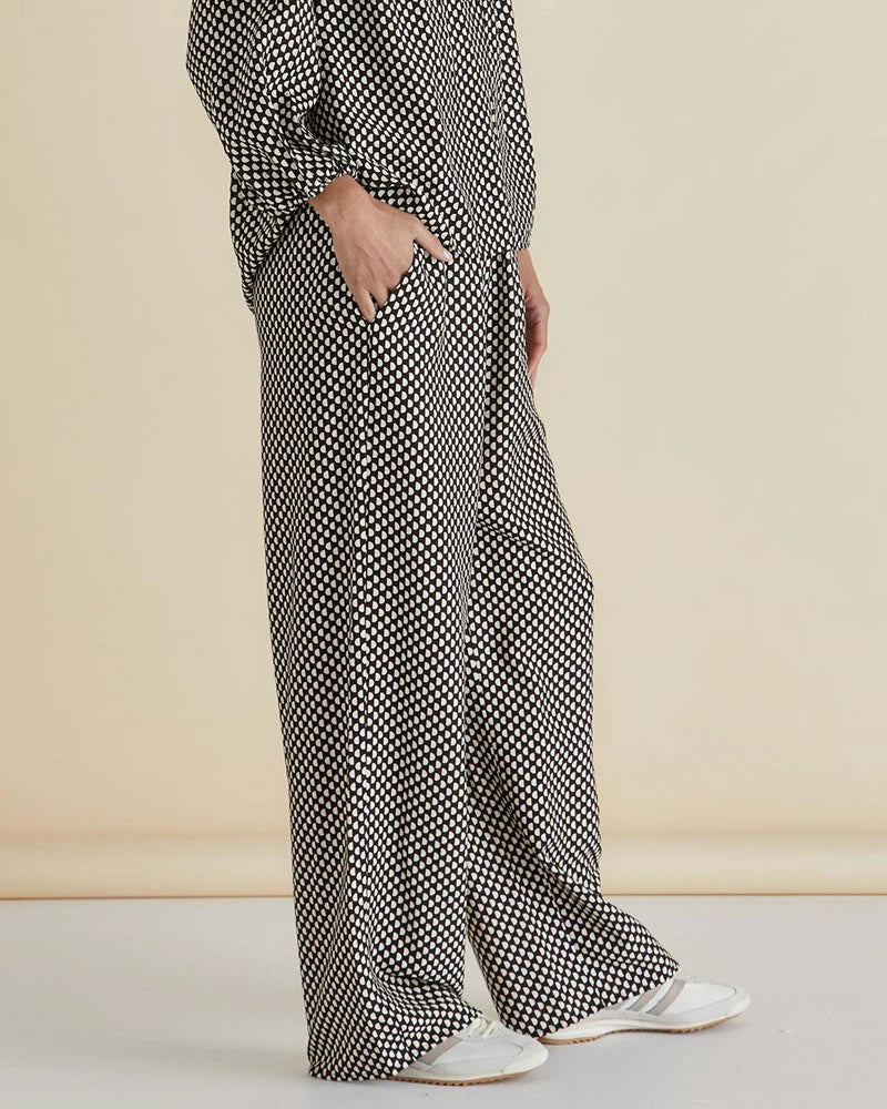 BETTY BASICS Marilyn Pant - Chocolate Print