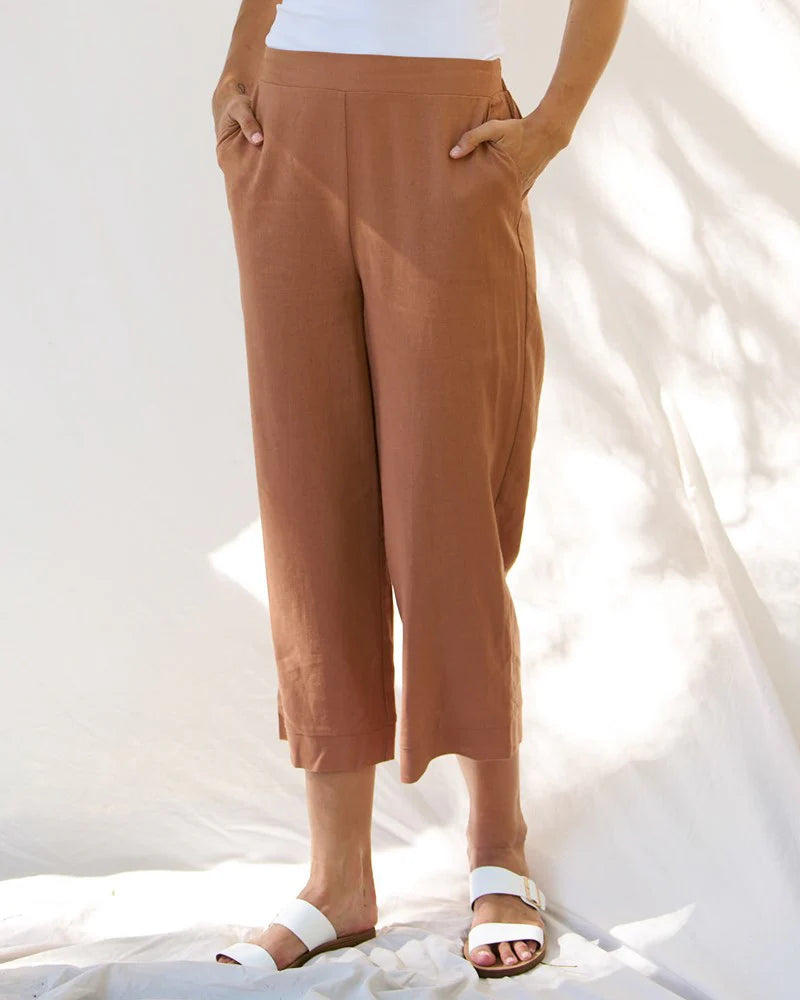 BETTY BASICS Parker Pant - Bronze