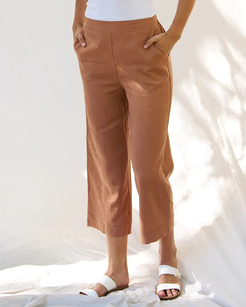 BETTY BASICS Parker Pant - Bronze