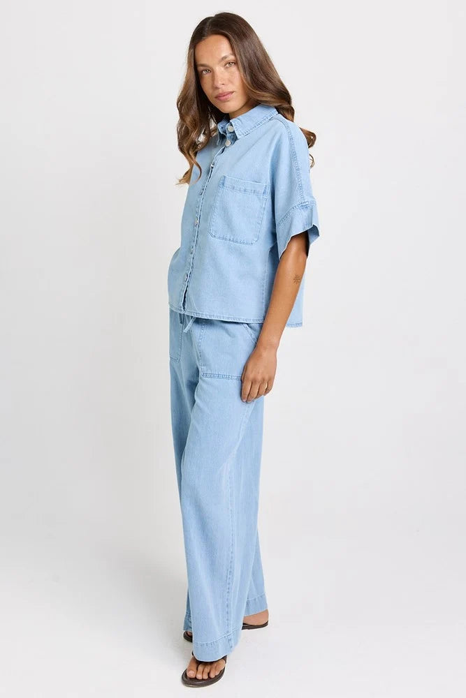 BETTY BASICS Dawn Demin Shirt - Medium Wash