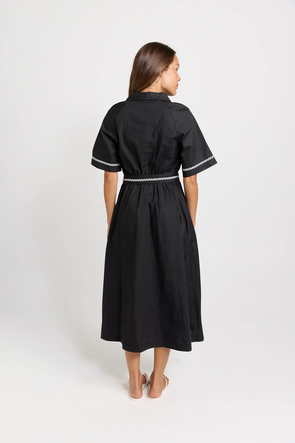 BETTY BASICS Lucy Shirt Dress - Black