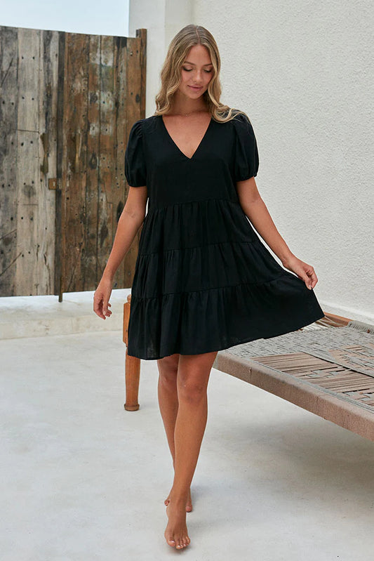 BUDDHAWEAR Bianca Mini Dress - Black