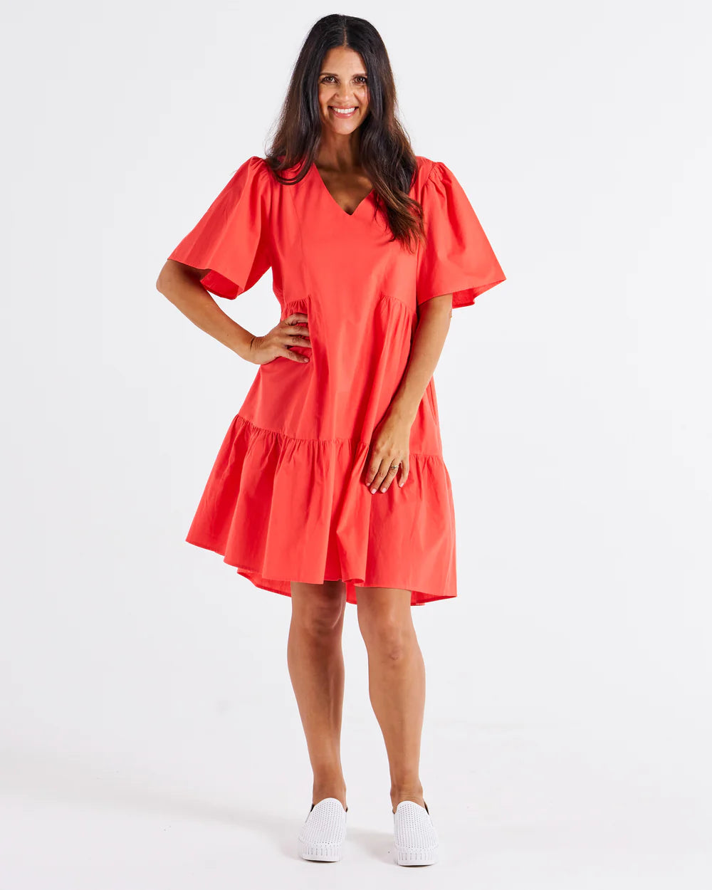 BETTY BASICS Bicardi Dress - Watermelon