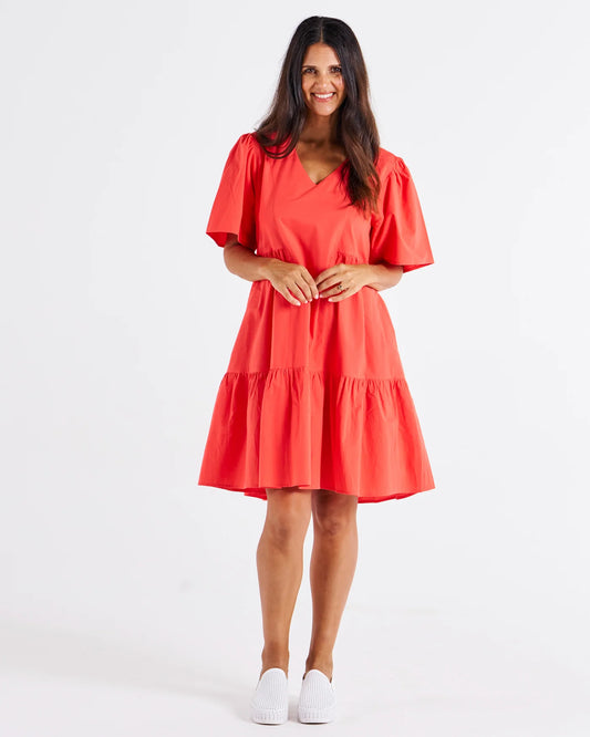 BETTY BASICS Bicardi Dress - Watermelon