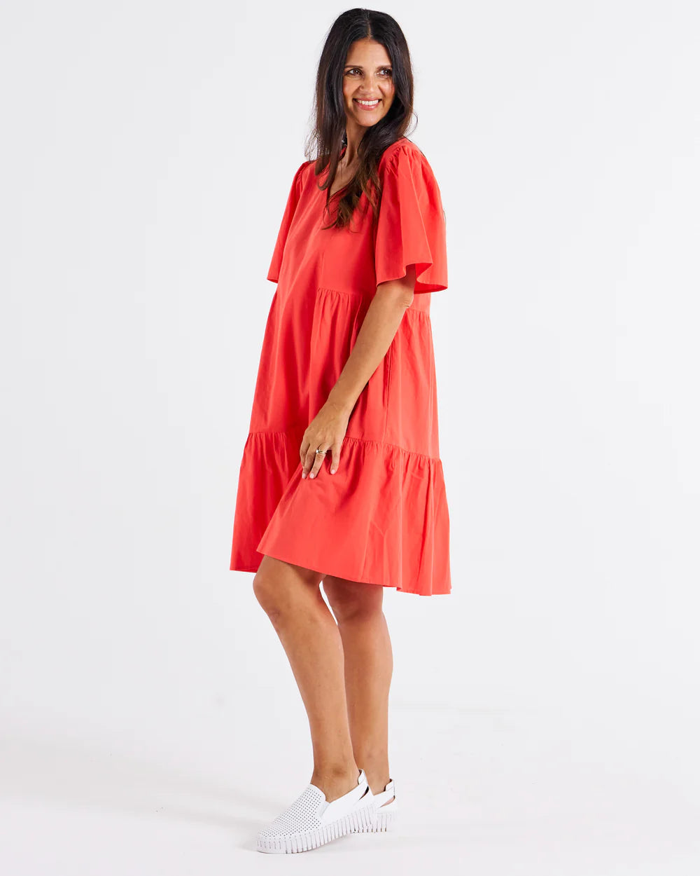 BETTY BASICS Bicardi Dress - Watermelon