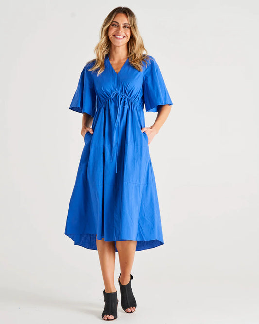 BETTY BASICS Cora Dress - Iris Blue