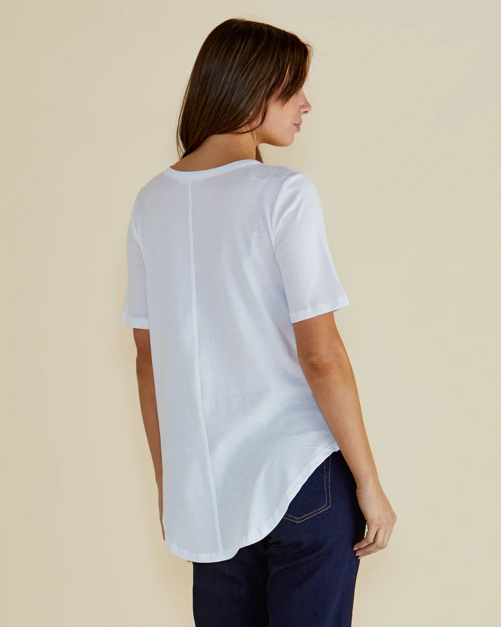 BETTY BASICS Ariana Tee - White