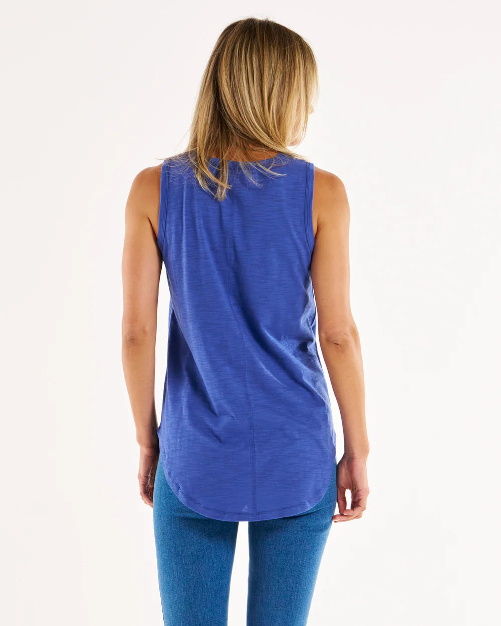 BETTY BASICS KEIRA Tank - ocean Blue