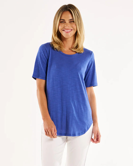 BETTY BASICS Ariana Tee - Ocean Blue