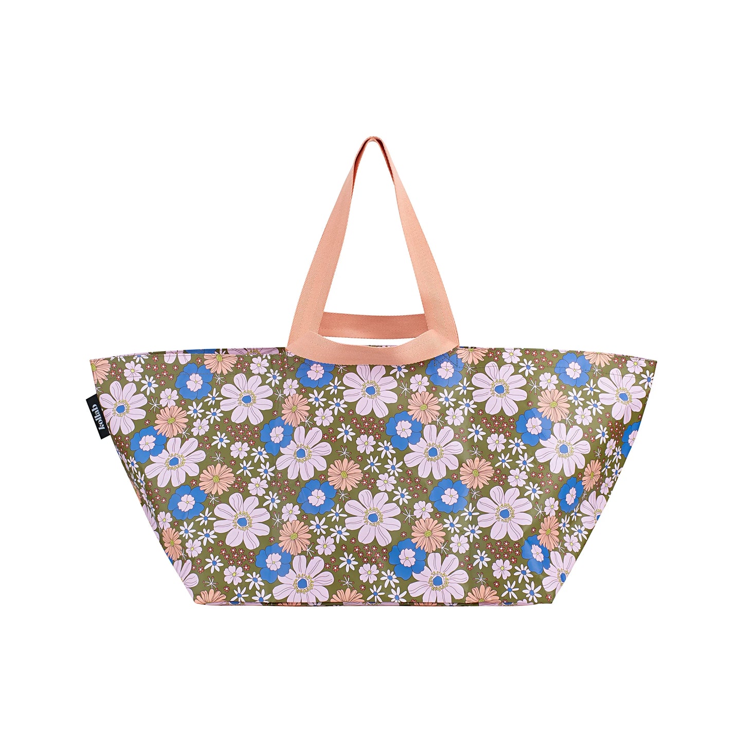 KOLLAB BEACH BAG - Blue Flowers