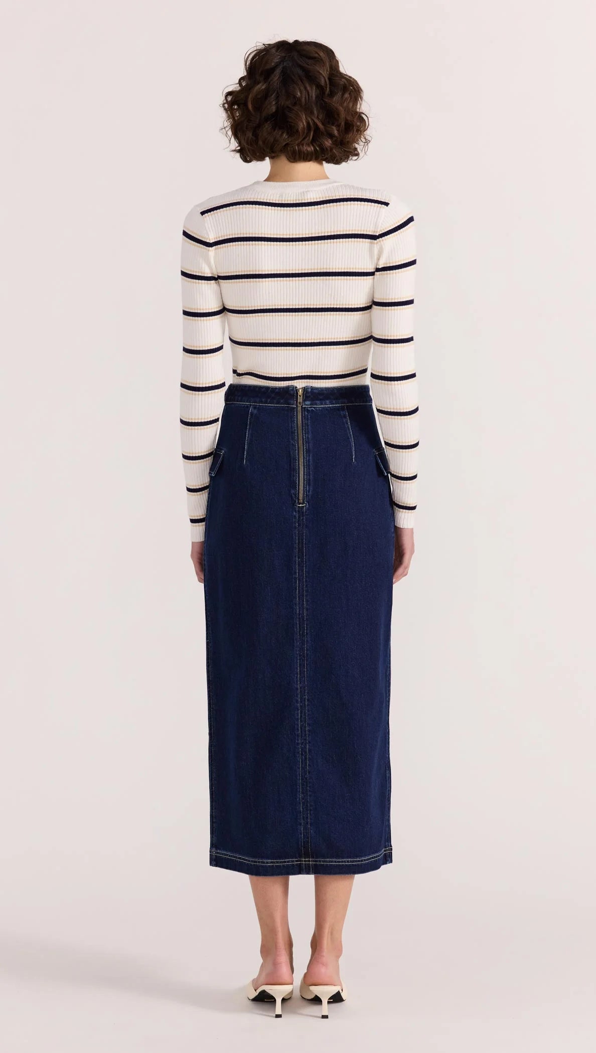 STAPLE THE LABEL CAMILLE STRIPE TOP - Stripe