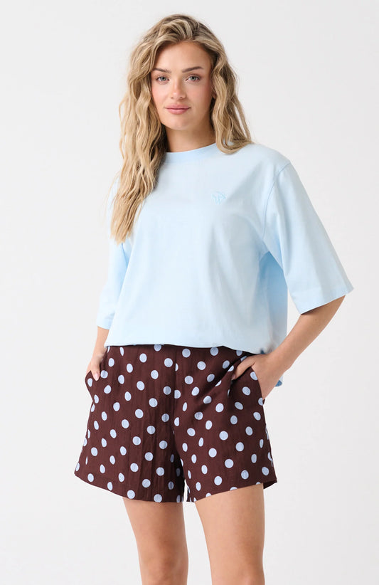 CARTEL & WILLOW  Hallie Tee - Ice Blue