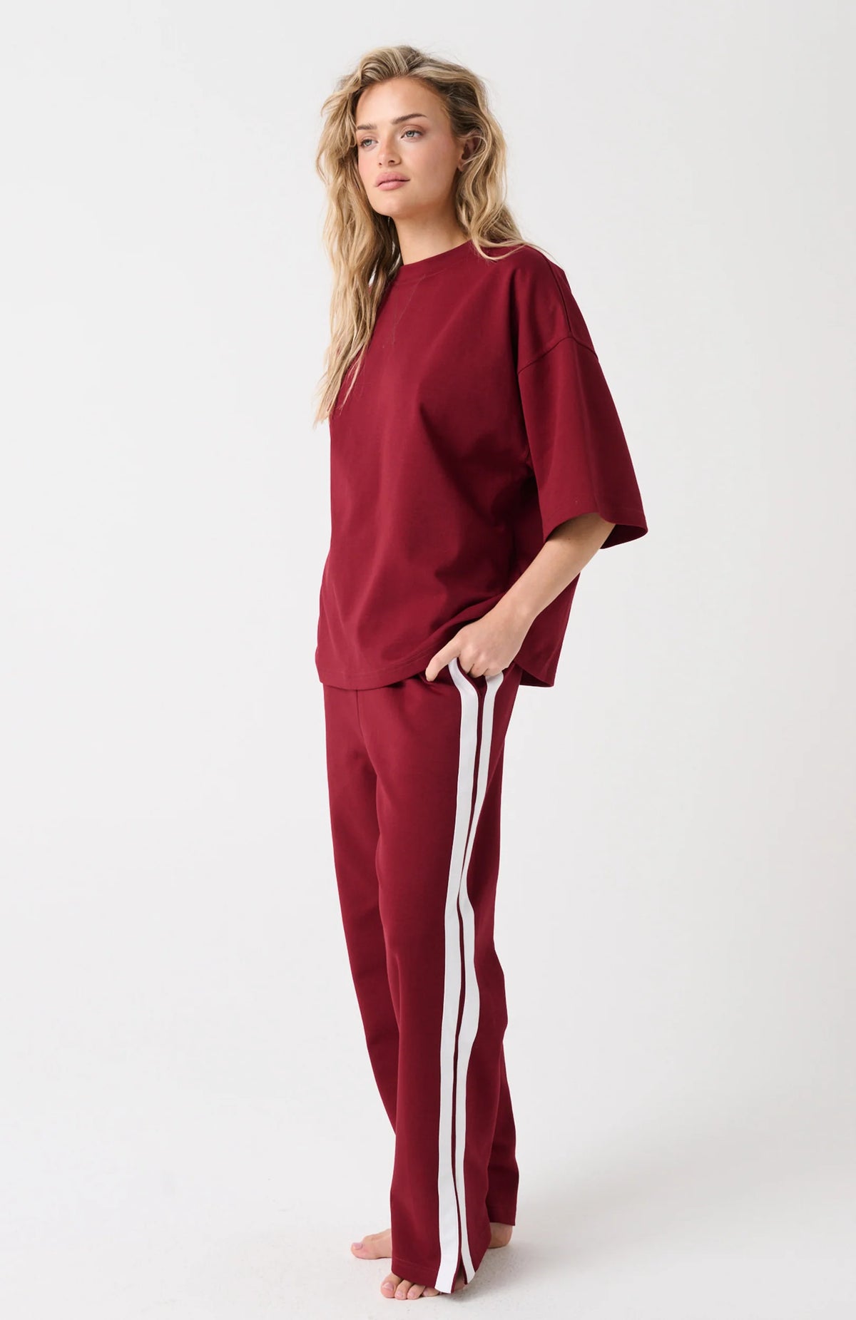 CARTEL & WILLOW Isobel Pant - Raspberry