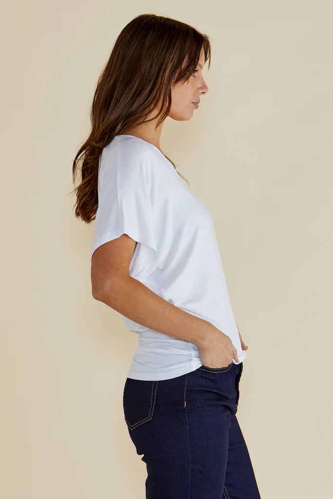 BETTY BASICS Maui Tee - White