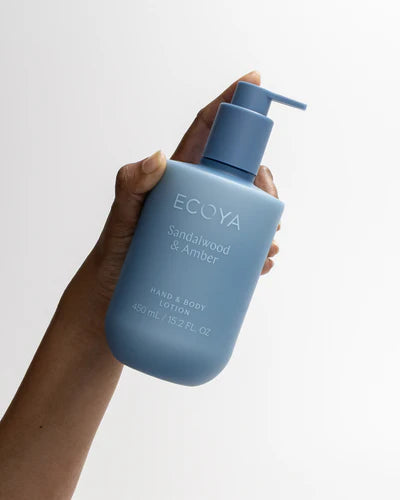 ECOYA Sandalwood & Amber Hand & Body Lotion 450ml