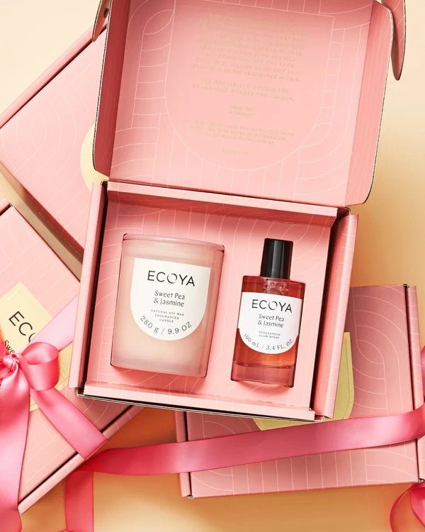 ECOYA Double Act Gift Set - Sweet Pea & Jasmine