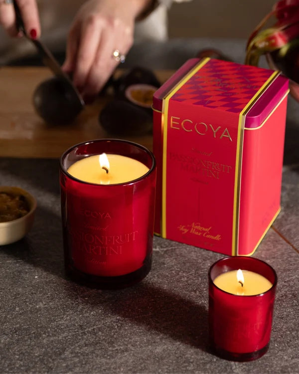ECOYA Madison Candle 400gm - Passionfruit Martini