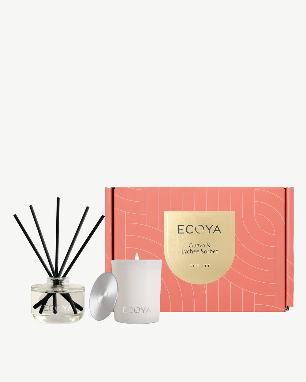 ECOYA Mini Duo Gift Set - Guava & Lychee Sorbet