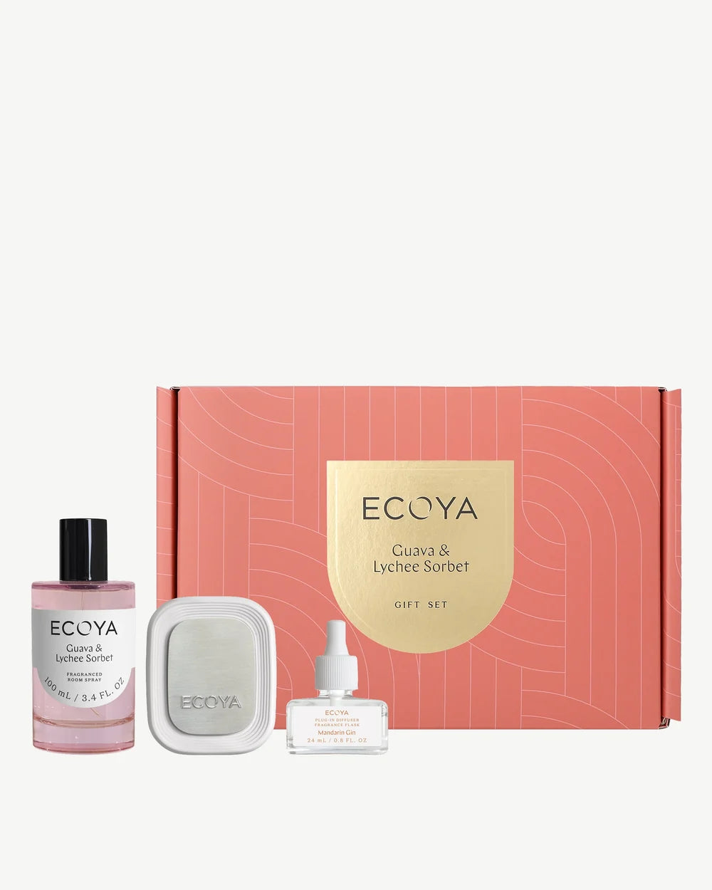 ECOYA Power Pair  Gift Set - Guava & Lychee Sorbet