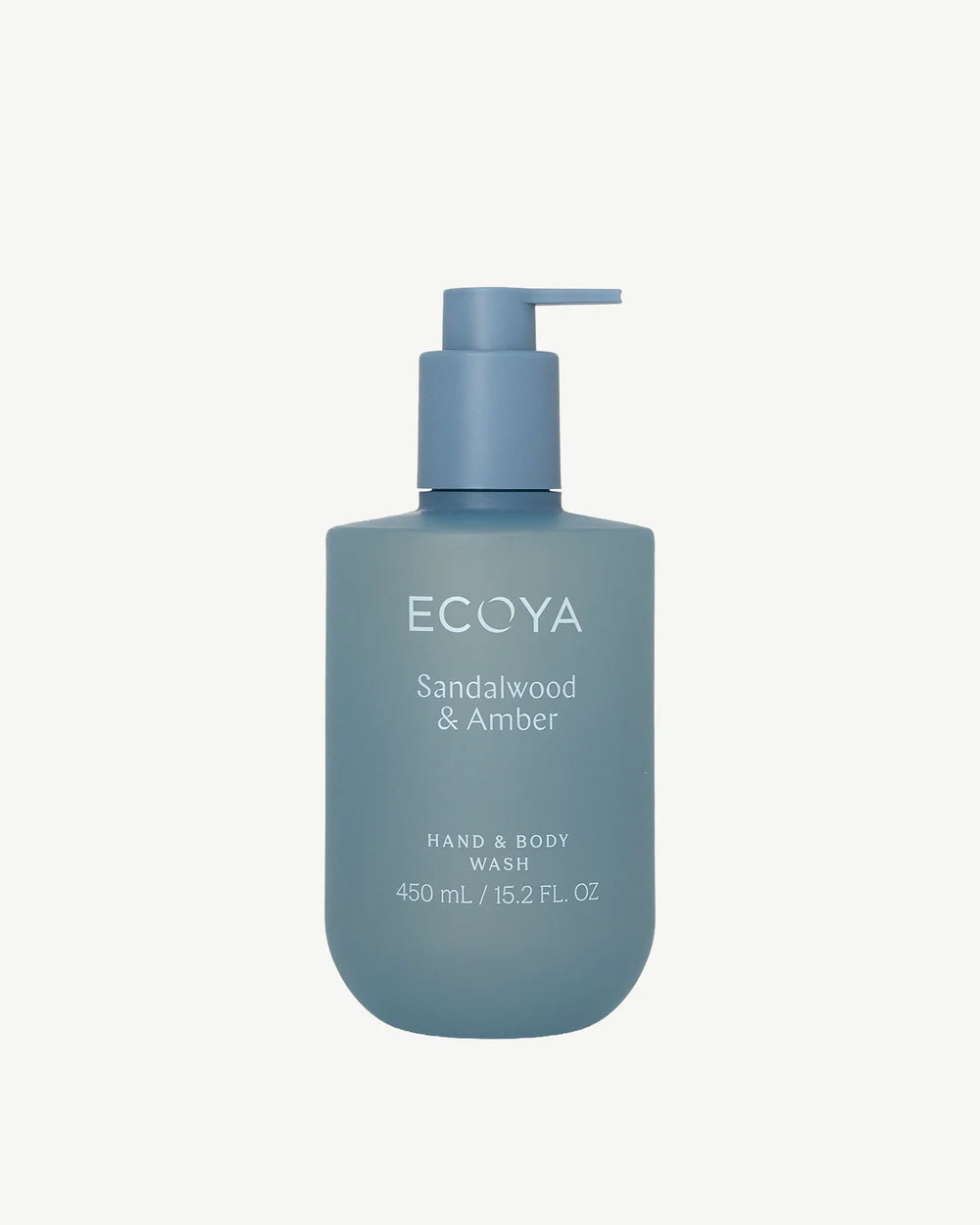 ECOYA Sandalwood & Amber Hand & Body Wash 450ml
