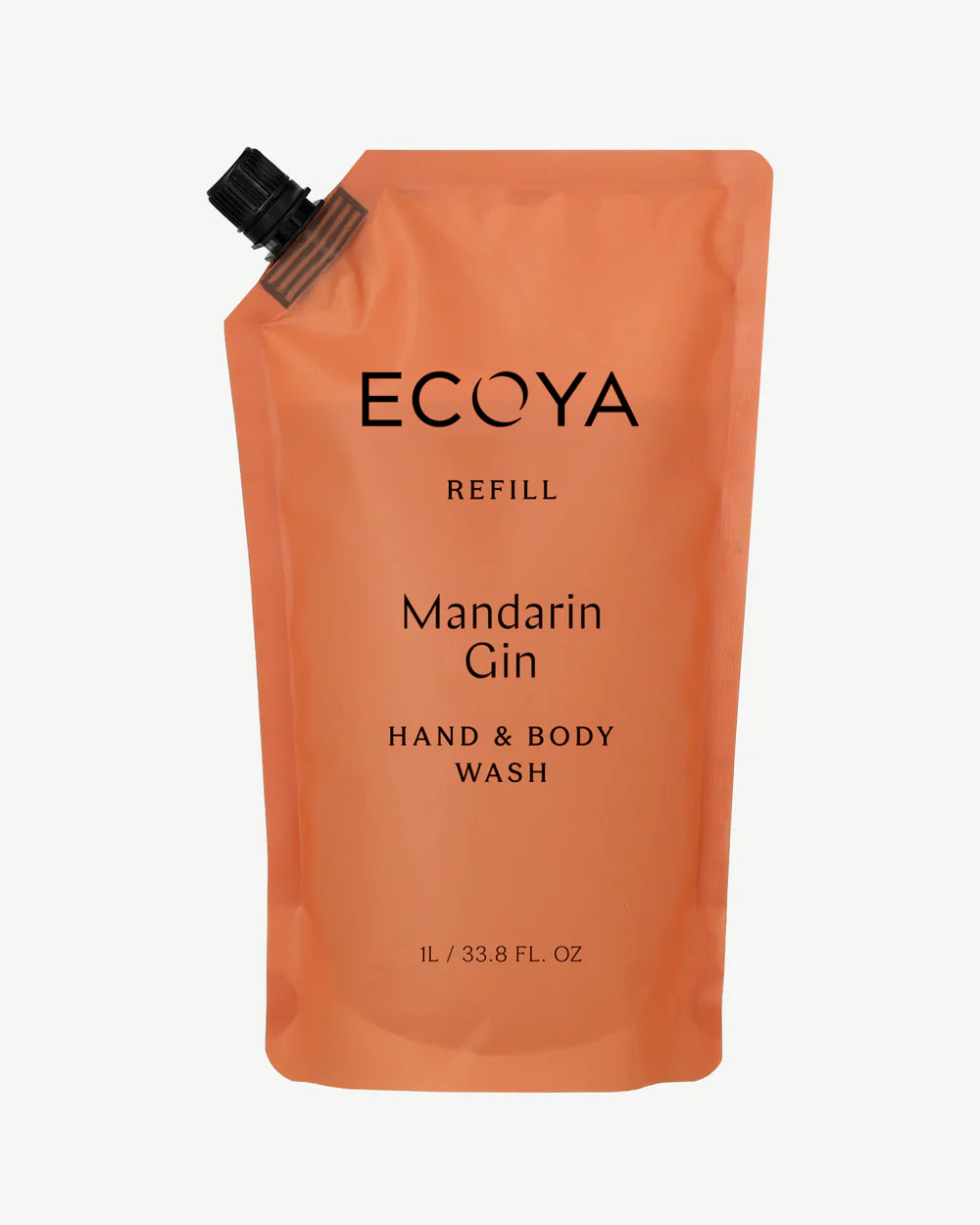 ECOYA Mandarin & Gin Hand & Body Wash Refill 1Ltr
