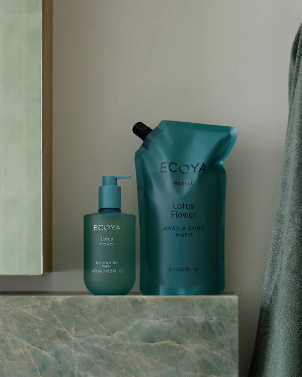 ECOYA Lotus Flower Hand & Body Wash 450ml