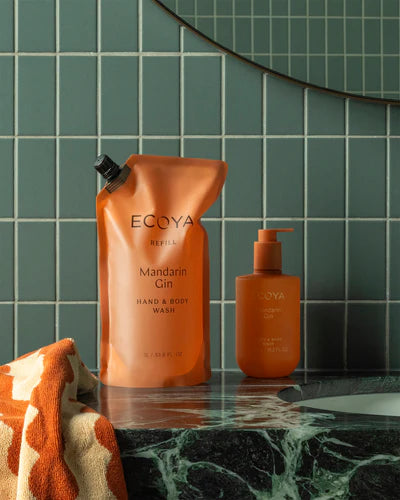 ECOYA Mandarin & Gin Hand & Body Wash 450ml