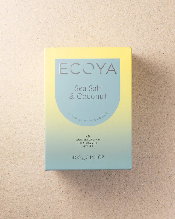 ECOYA Seasalt & Coconut Madison Candle 400gm