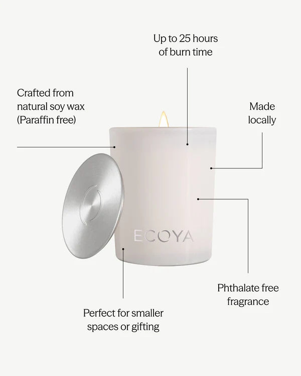 ECOYA Seasalt & Coconut Mini Madison Candle 80gm