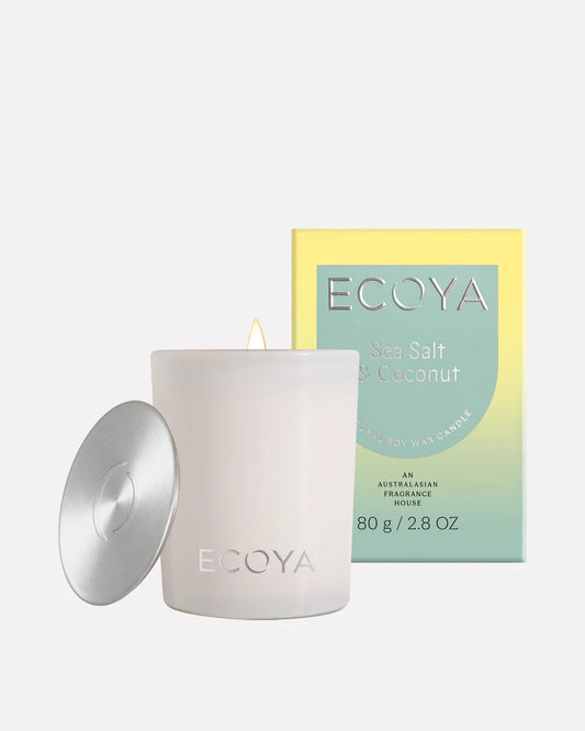 ECOYA Seasalt & Coconut Mini Madison Candle 80gm