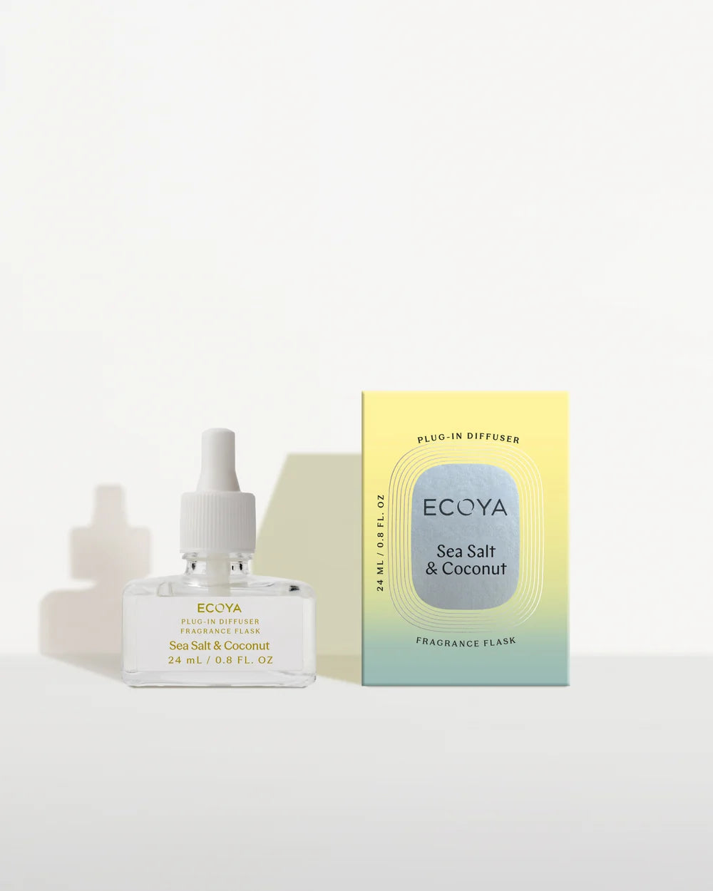 ECOYA Plug-In Diffuser Fragrance Flask - Sea Salt & Coconut