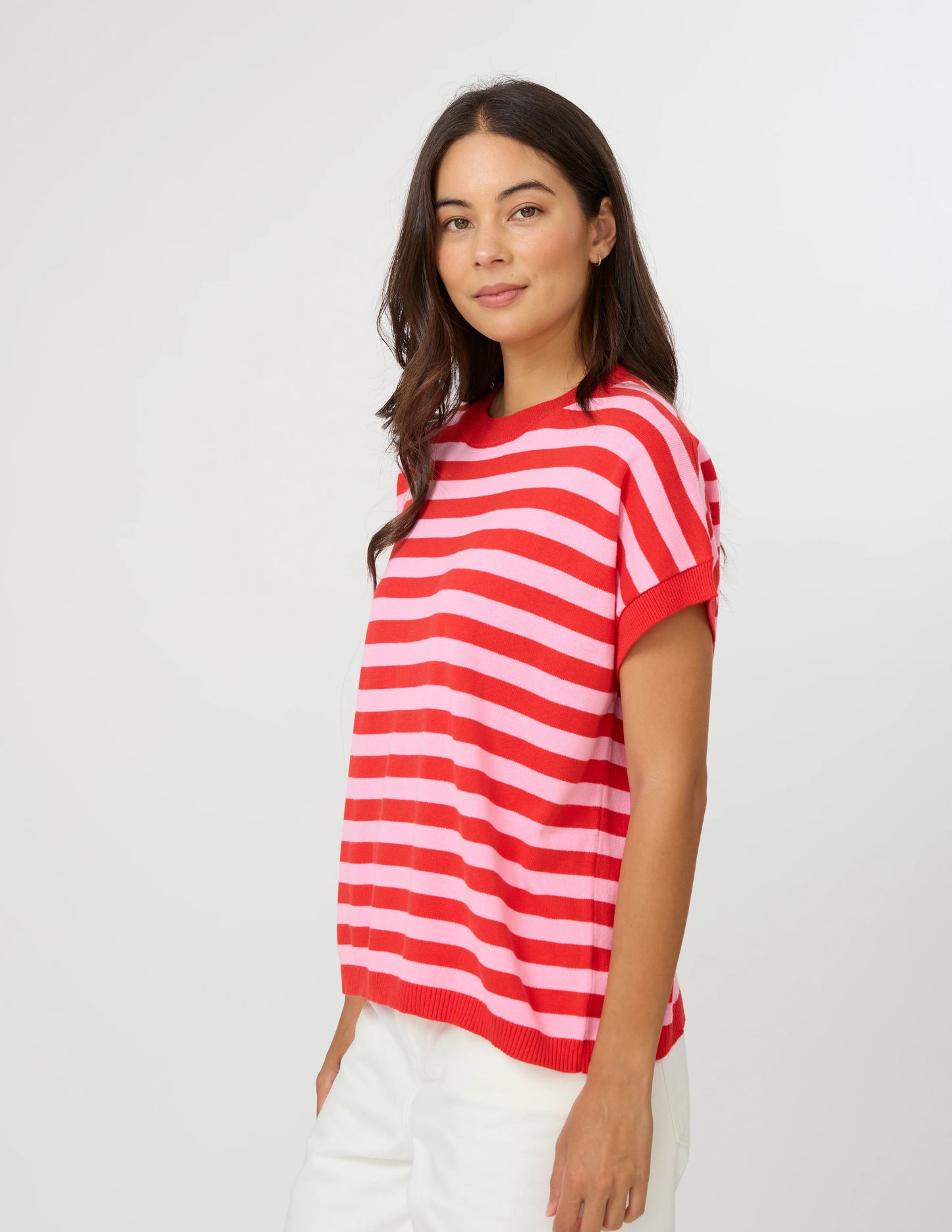 STELLA & GEMMA Gwen Tee - Pink/Red