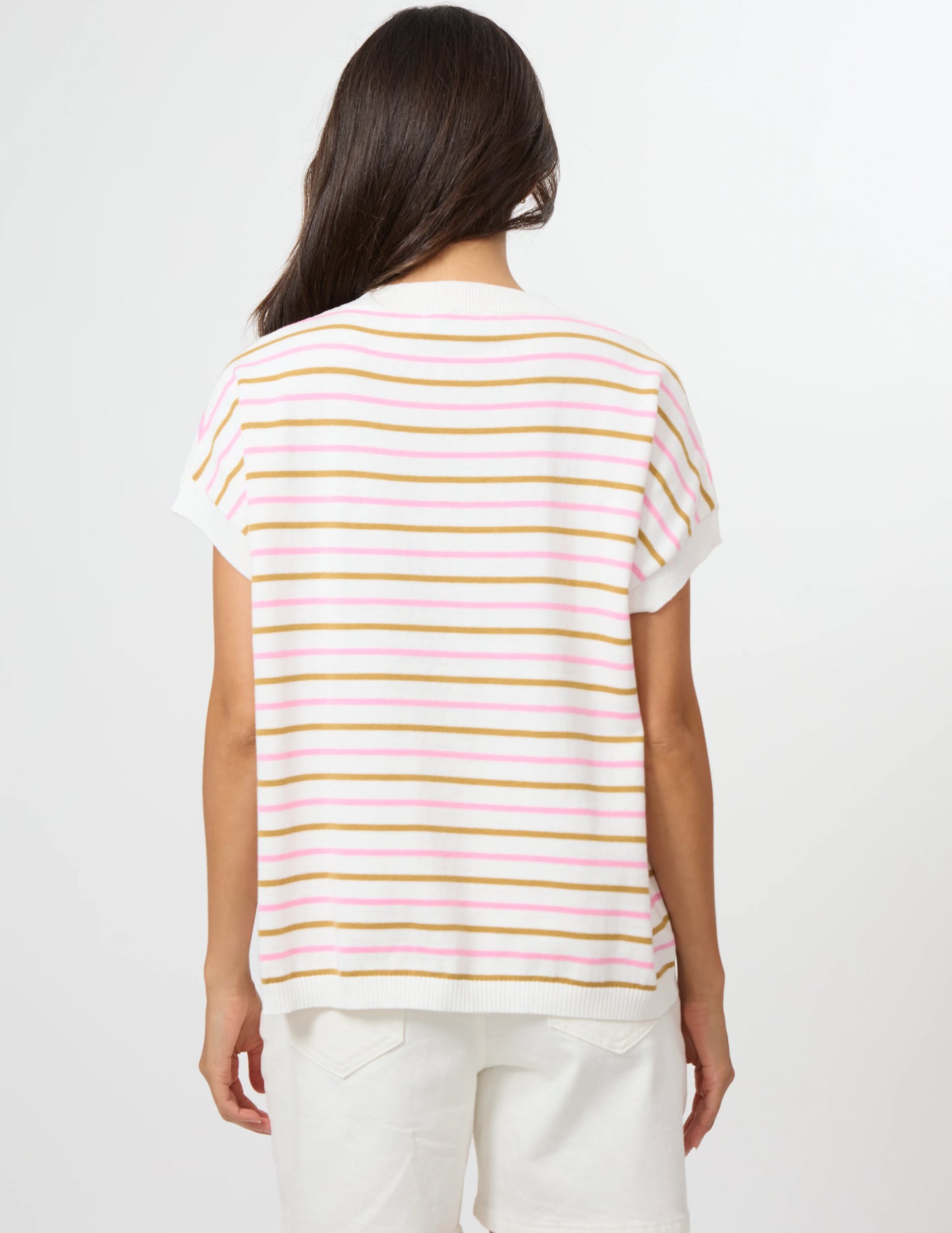 STELLA & GEMMA Gwen Tee - Milk/Pink/Bronze