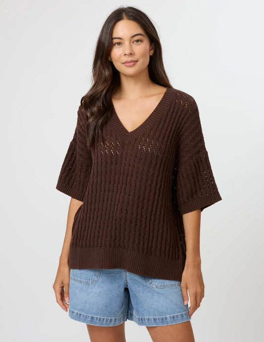 STELLA & GEMMA Tierra Knit - Coffee Bean