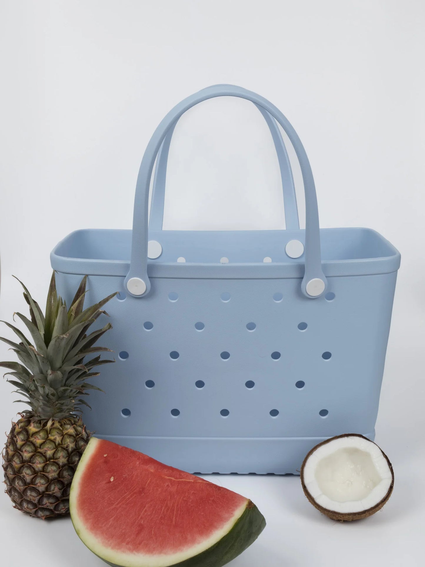 Aloha Vegan Tote Bag - Light Blue
