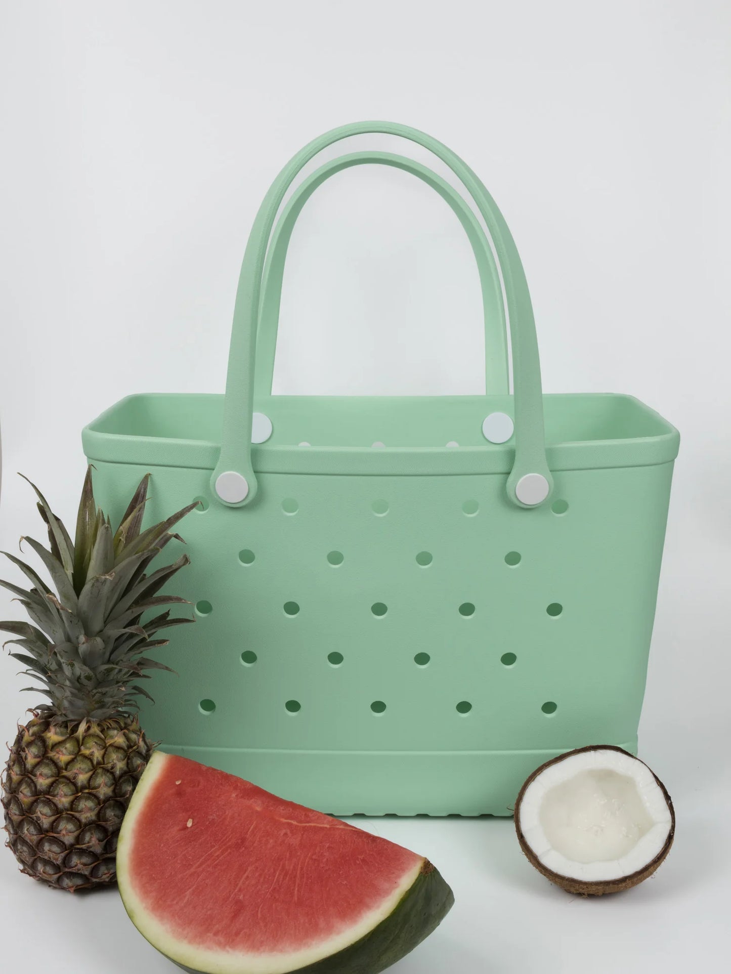 Aloha Vegan Tote Bag - Mint Green